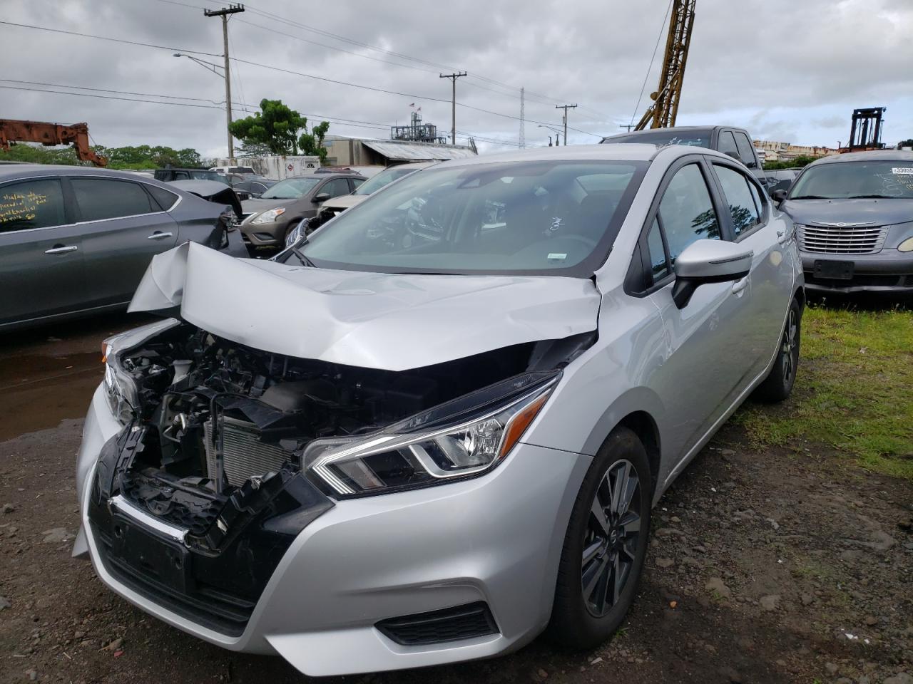 Photo 2 from auction – 2021 NISSAN VERSA SV with VIN 3N1CN8EV5ML844693