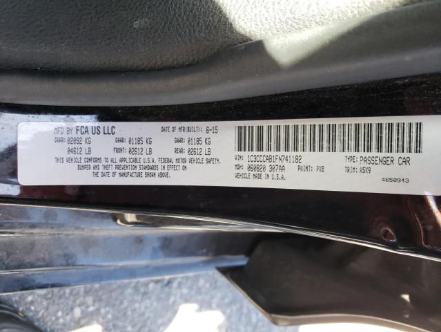 Photo 10 from auction – 2015 CHRYSLER 200 LIMITE with VIN 1C3CCCAB1FN741182