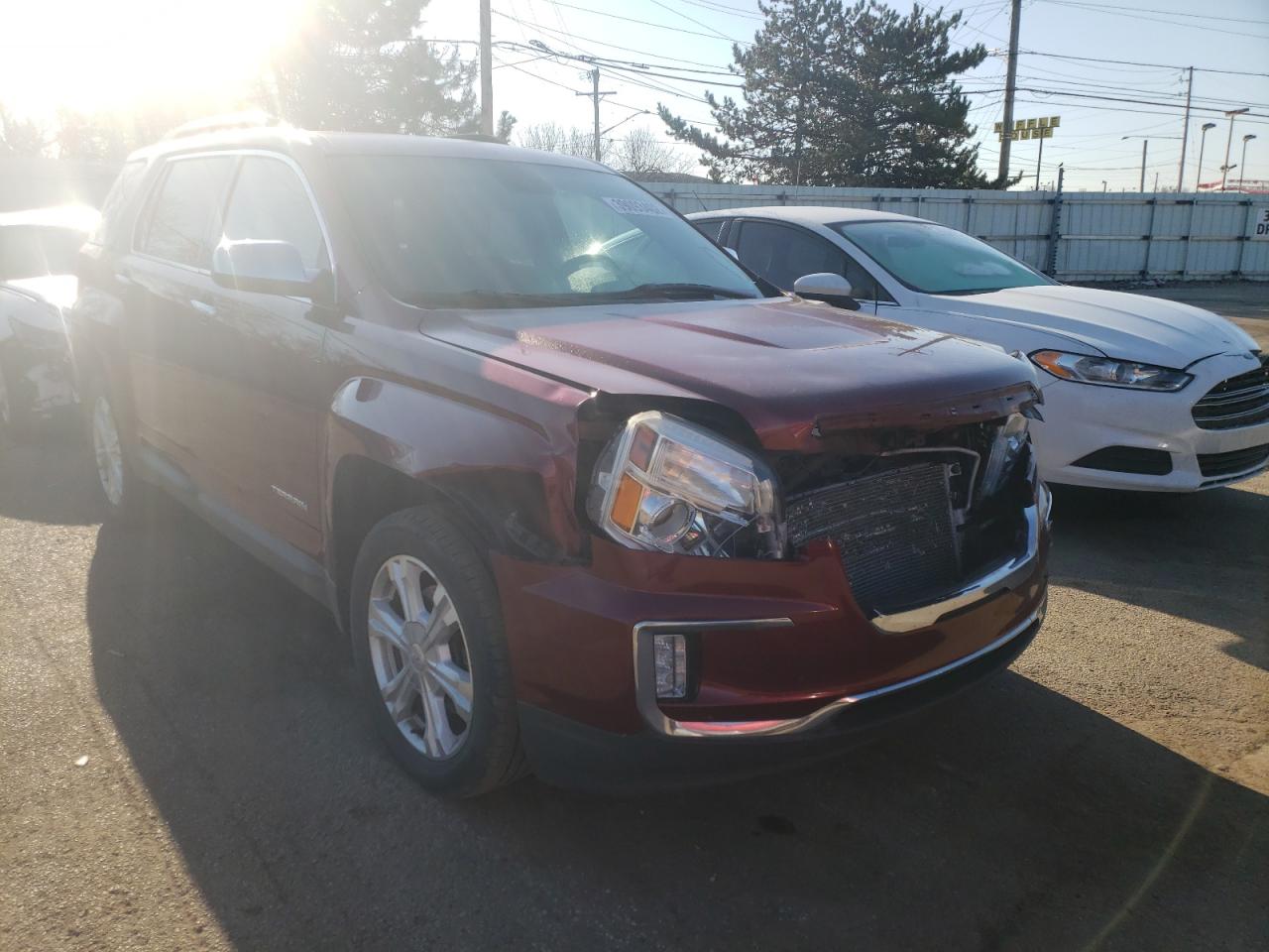 GMC TERRAIN SL 2016 with VIN 2GKFLNE35G6271594 - Photo from auction