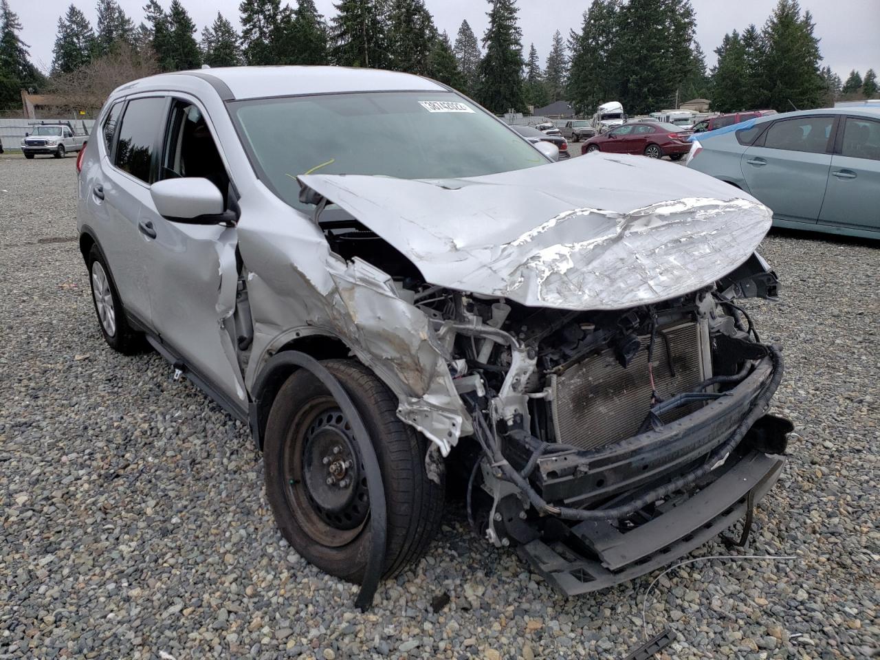 NISSAN ROGUE S 2017 with VIN KNMAT2MT6HP557896 - Photo from auction