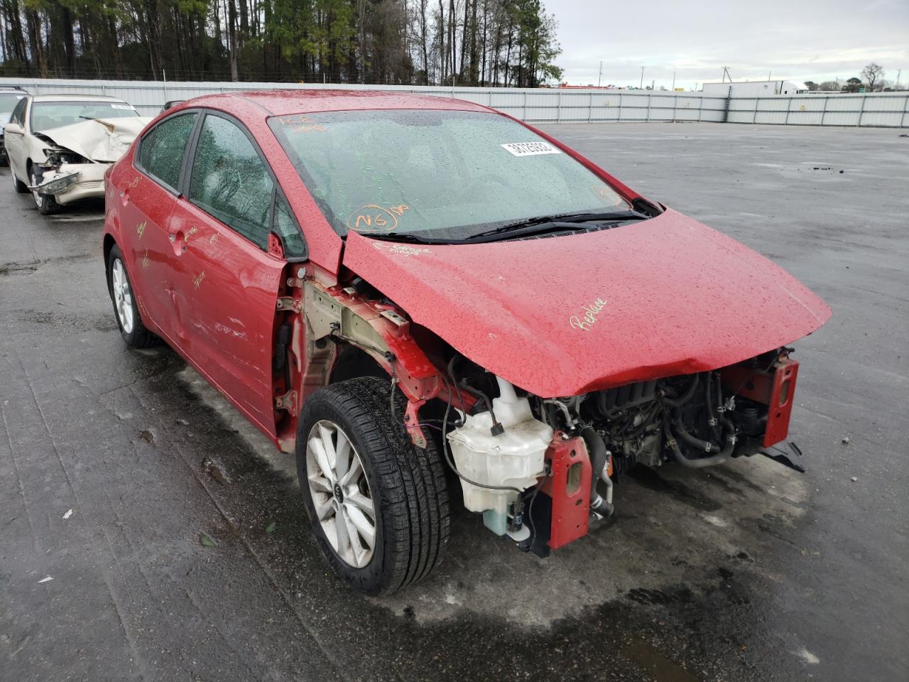 KIA FORTE LX 2017 with VIN 3KPFL4A72HE077427 - Photo from auction
