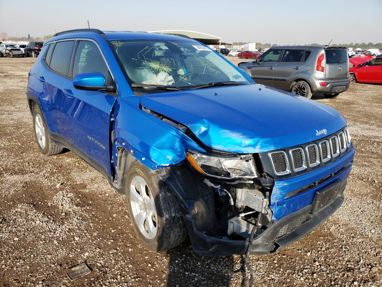 JEEP COMPASS LA 2021 with VIN 3C4NJCBB5MT548877 - Photo from auction