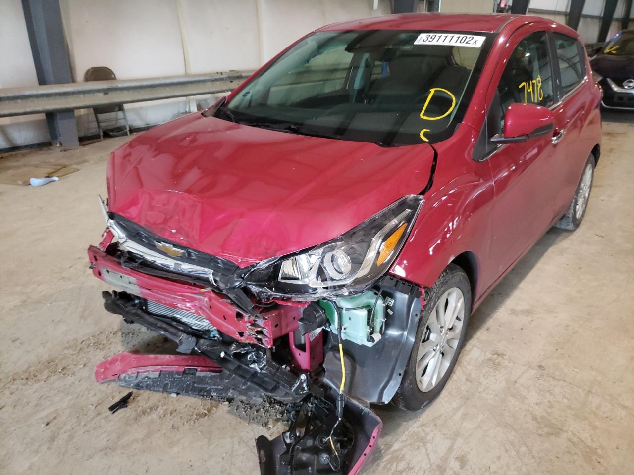 Photo 2 from auction – 2019 CHEVROLET SPARK 2LT with VIN KL8CF6SA2KC757075