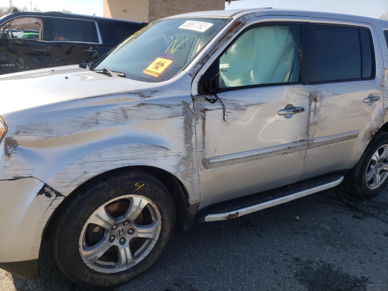 Photo 9 from auction – 2013 HONDA PILOT EXL with VIN 5FNYF4H50DB057735