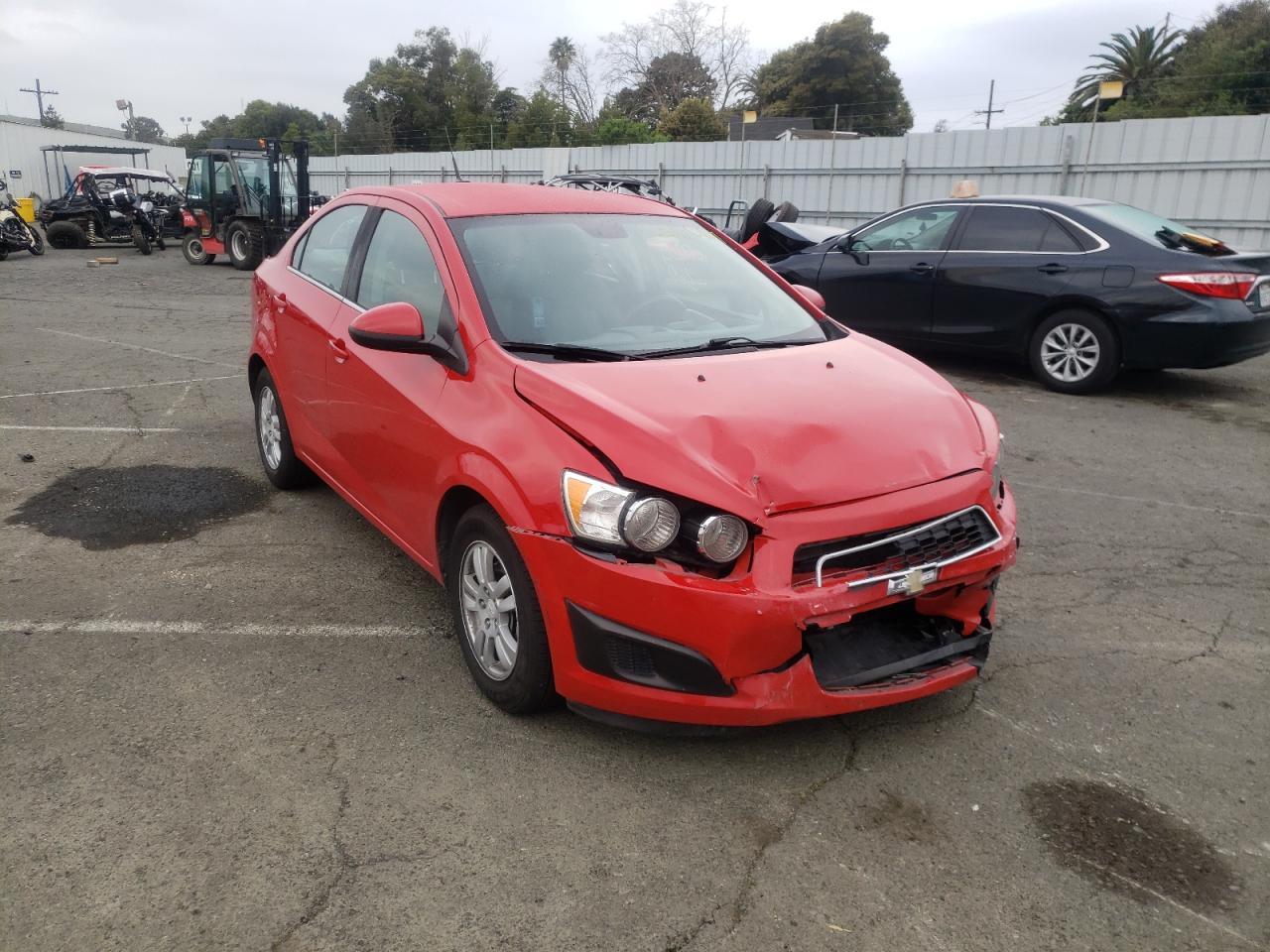 CHEVROLET SONIC LT 2012 with VIN 1G1JC5SH7C4107788 - Photo from auction