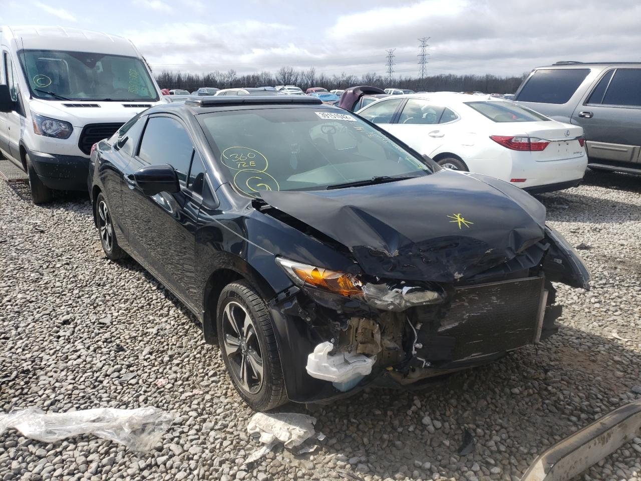 HONDA CIVIC EX 2015 with VIN 2HGFG3B88FH508801 - Photo from auction