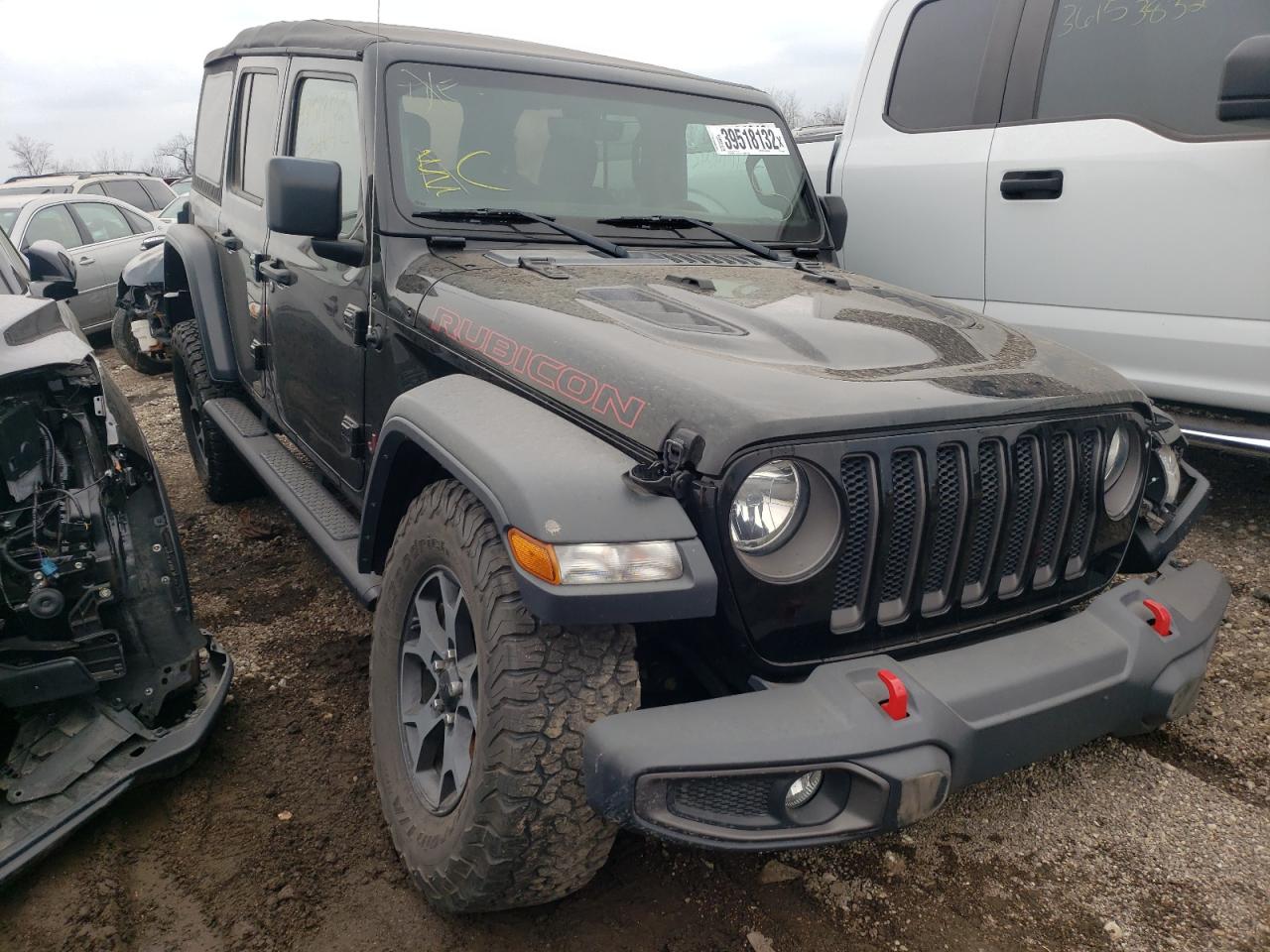 JEEP WRANGLER U 2018 with VIN 1C4HJXFG1JW313666 - Photo from auction