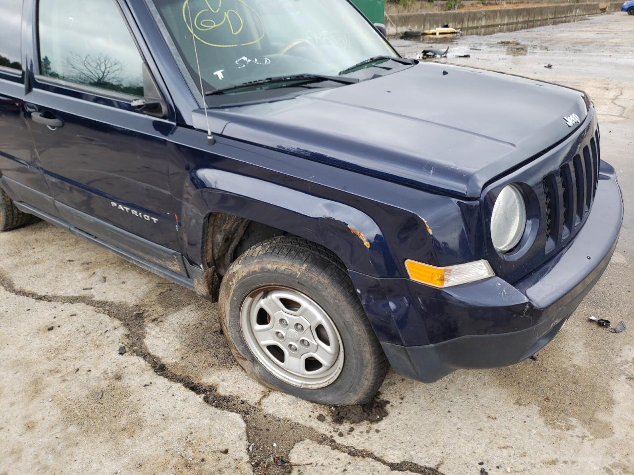 Photo 9 from auction – 2015 JEEP PATRIOT SP with VIN 1C4NJPBB8FD144195