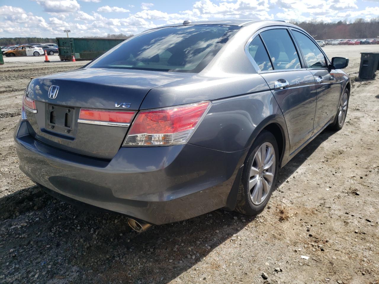 Photo 4 from auction – 2011 HONDA ACCORD EXL with VIN 1HGCP3F87BA010952