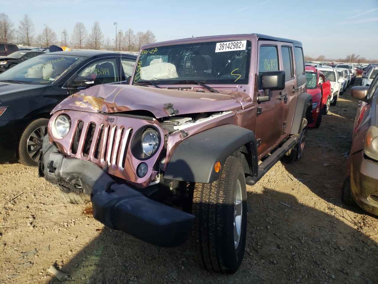 Photo 2 from auction – 2016 JEEP WRANGLER U with VIN 1C4BJWDG9GL252435