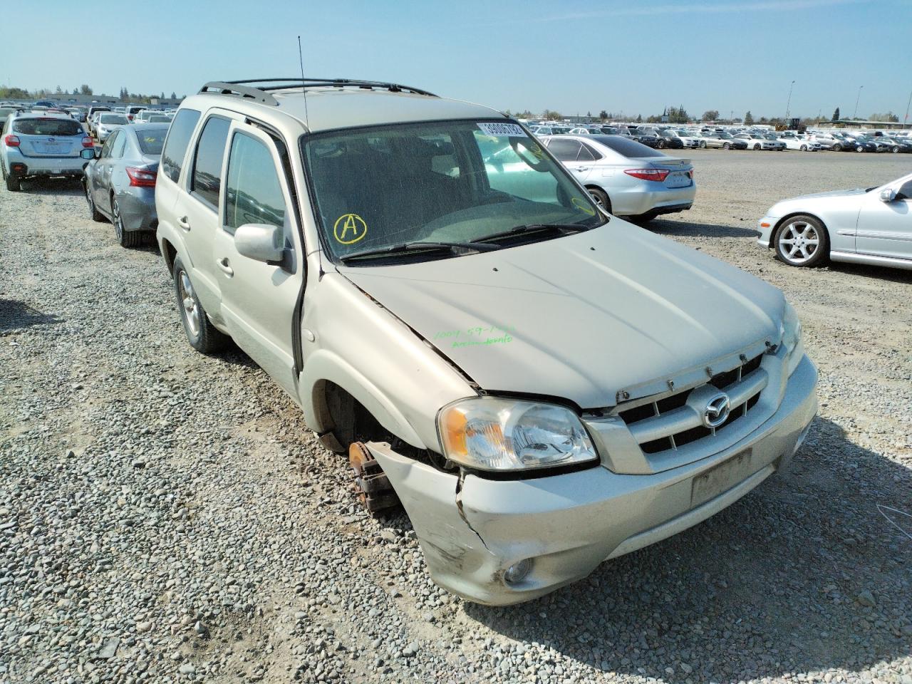 MAZDA TRIBUTE S 2005 with VIN 4F2YZ94135KM25384 - Photo from auction