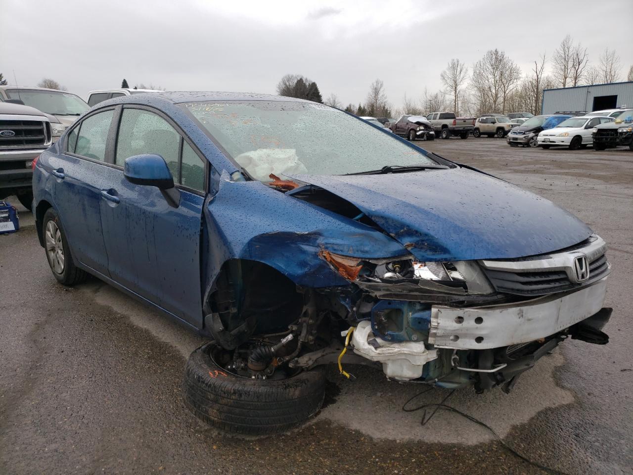 HONDA CIVIC LX 2012 with VIN 19XFB2F50CE369150 - Photo from auction