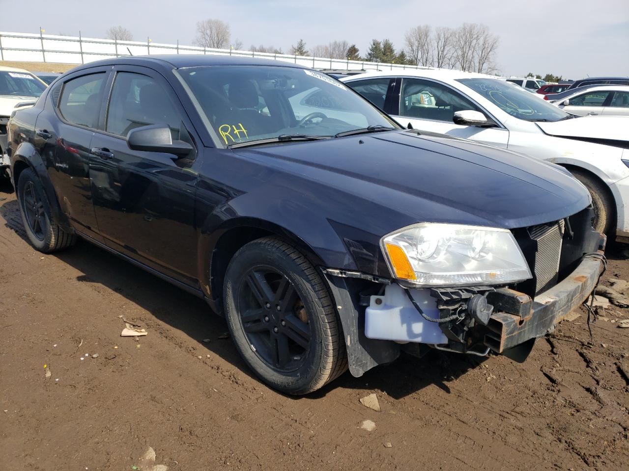 DODGE AVENGER SE 2012 with VIN 1C3CDZAB0CN158615 - Photo from auction