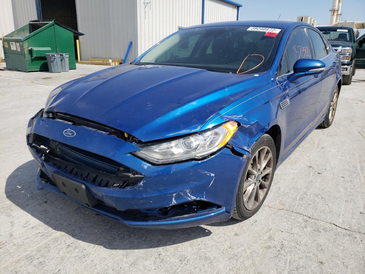 Photo 2 from auction – 2017 FORD FUSION with VIN 3FA6P0H71HR279564