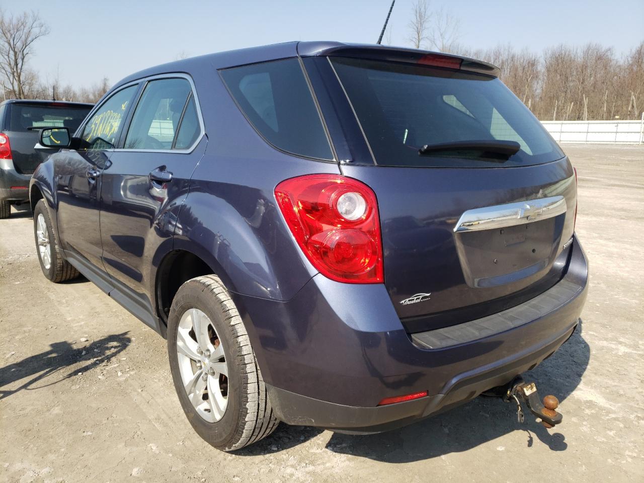 Photo 3 from auction – 2013 CHEVROLET EQUINOX LS with VIN 2GNALBEK4D6350799