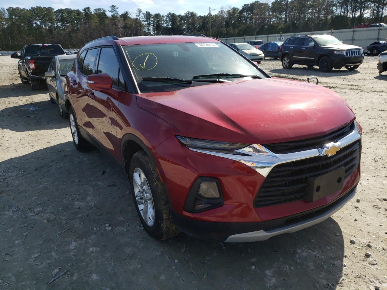 CHEVROLET BLAZER 1LT 2020 with VIN 3GNKBBRAXLS533441 - Photo from auction