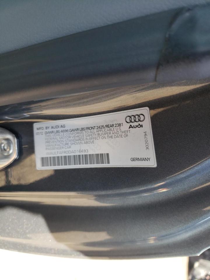 Photo 10 from auction – 2013 AUDI A5 PREMIUM with VIN WAULFAFR0DA016493