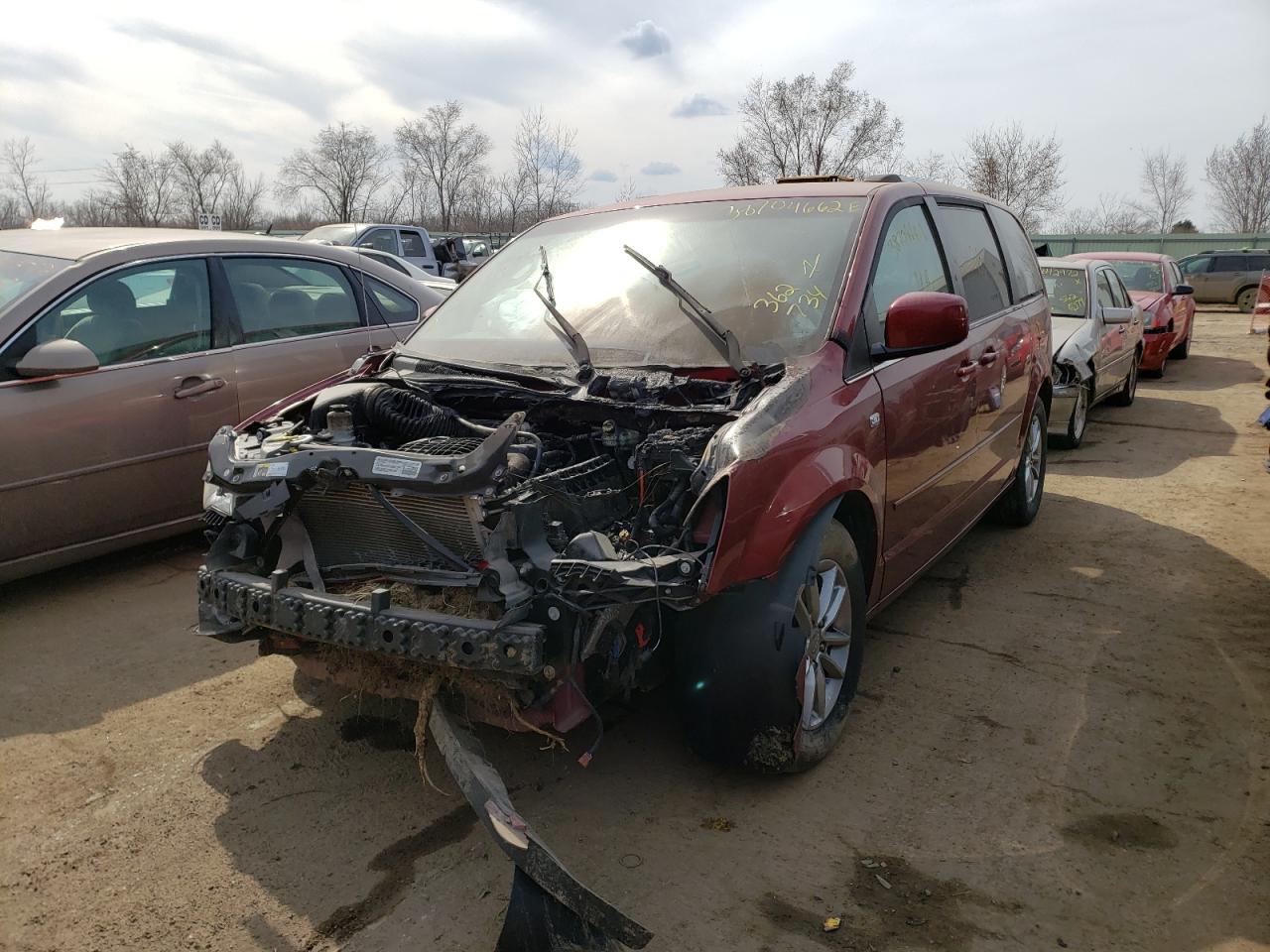 Photo 2 from auction – 2014 DODGE GRAND CARA with VIN 2C4RDGCG8ER362734