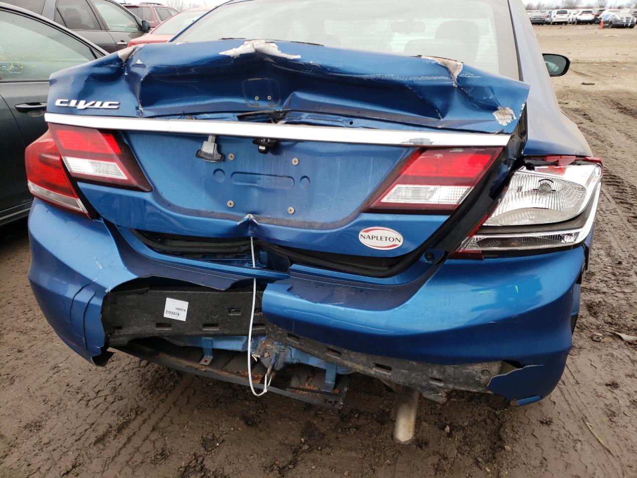 Photo 9 from auction – 2015 HONDA CIVIC LX with VIN 19XFB2F51FE026366