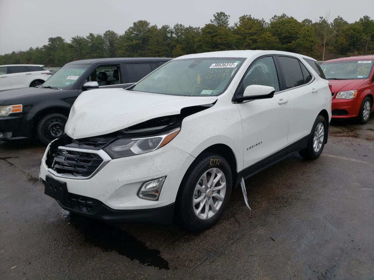 Photo 2 from auction – 2021 CHEVROLET EQUINOX LT with VIN 3GNAXUEV3MS129593