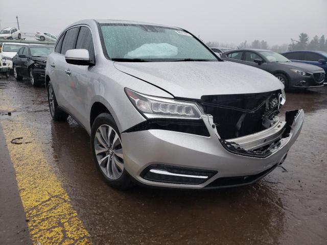 ACURA MDX TECHNO 2015 with VIN 5FRYD4H4XFB014180 - Photo from auction
