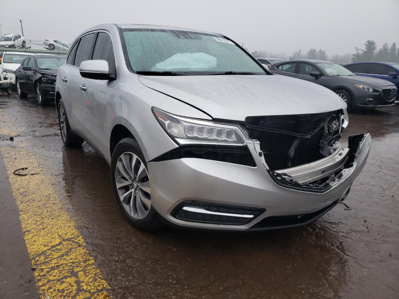 Photo 11 from auction – 2015 ACURA MDX TECHNO with VIN 5FRYD4H4XFB014180