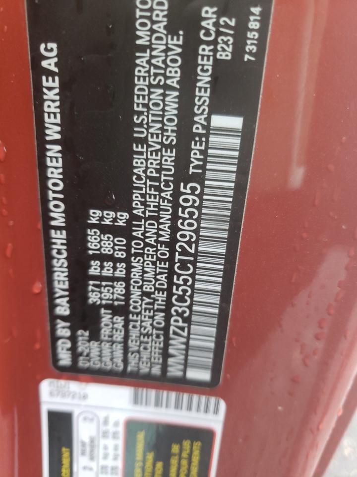 Photo 10 from auction – 2012 MINI COOPER S with VIN WMWZP3C55CT296595
