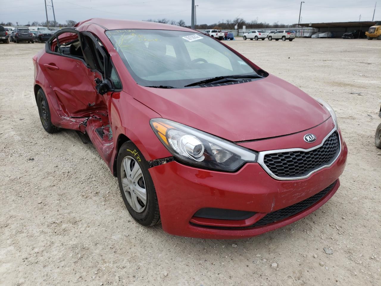 KIA FORTE LX 2016 with VIN KNAFK4A61G5576639 - Photo from auction