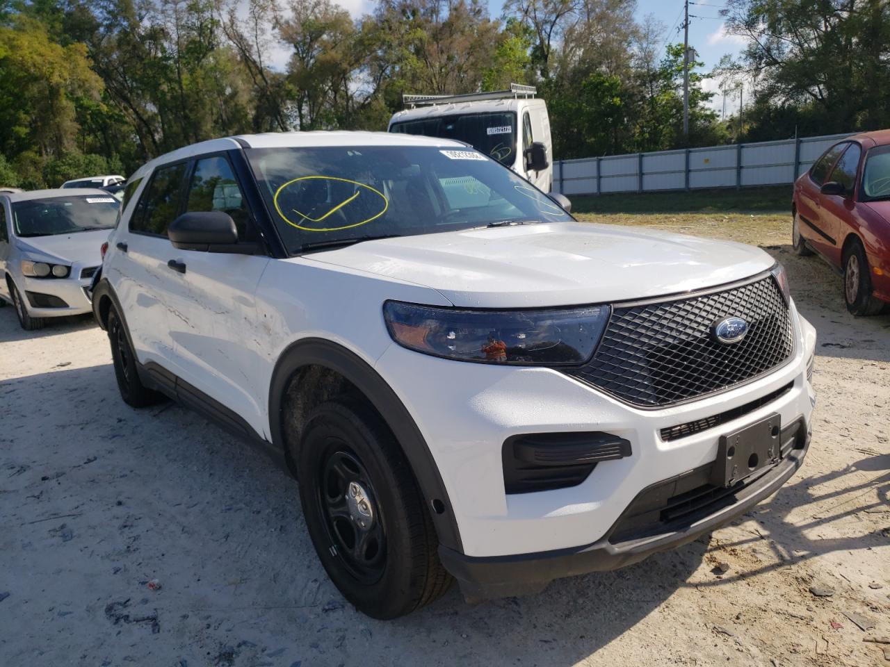 FORD EXPLORER P 2021 with VIN 1FM5K8AB4MGB46084 - Photo from auction