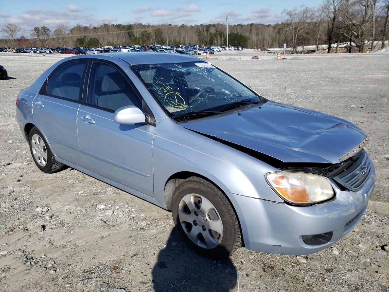 KIA SPECTRA 2008 with VIN KNAFE121985513167 - Photo from auction