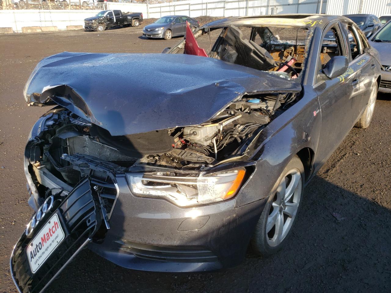 صورة رقم 2 من المزاد - 2012 AUDI A6 PREMIUM مع VIN WAUGGAFC2CN062635