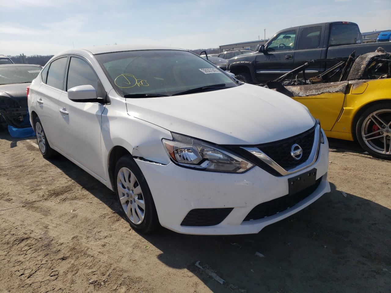 NISSAN SENTRA S 2016 with VIN 3N1AB7AP9GY240489 - Photo from auction