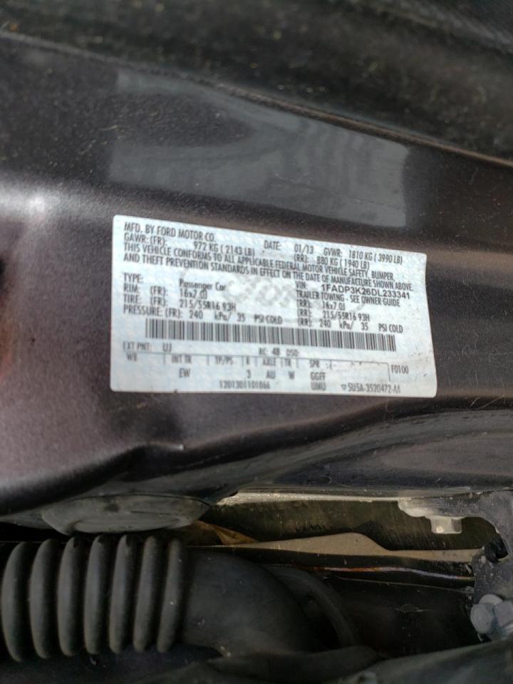 Фото 10 с аукциона – 2013 FORD FOCUS SE с VIN 1FADP3K26DL233341