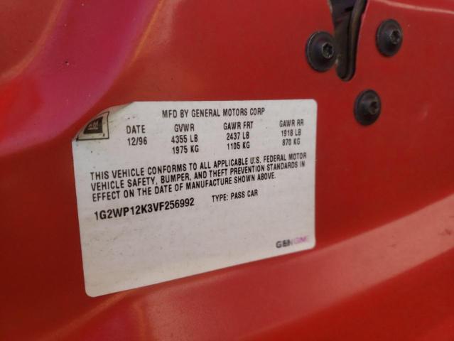 Photo 10 from auction – 1997 PONTIAC GRAN PRIX with VIN 1G2WP12K3VF256992