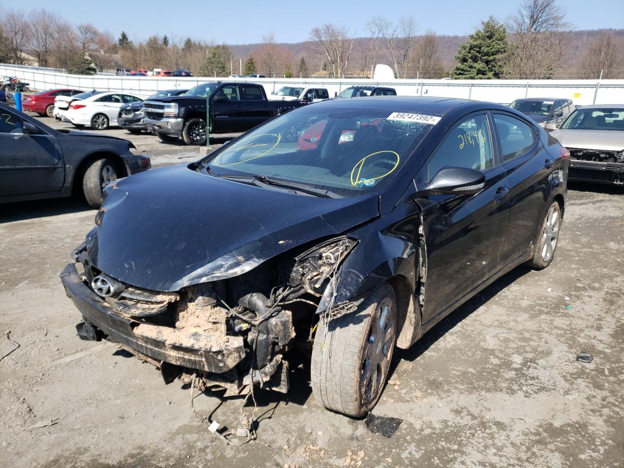 Photo 2 from auction – 2011 HYUNDAI ELANTRA GL with VIN KMHDH4AE1BU087460