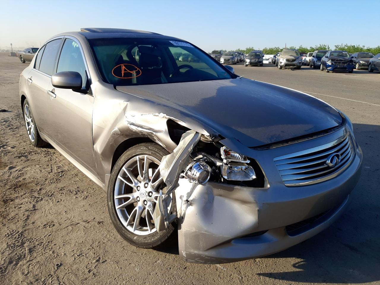 INFINITI G35 2007 with VIN JNKBV61E77M718041 - Photo from auction