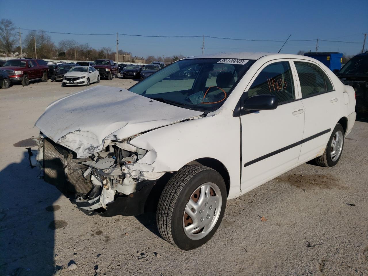 Photo 2 from auction – 2005 TOYOTA COROLLA CE with VIN 1NXBR32E45Z553920