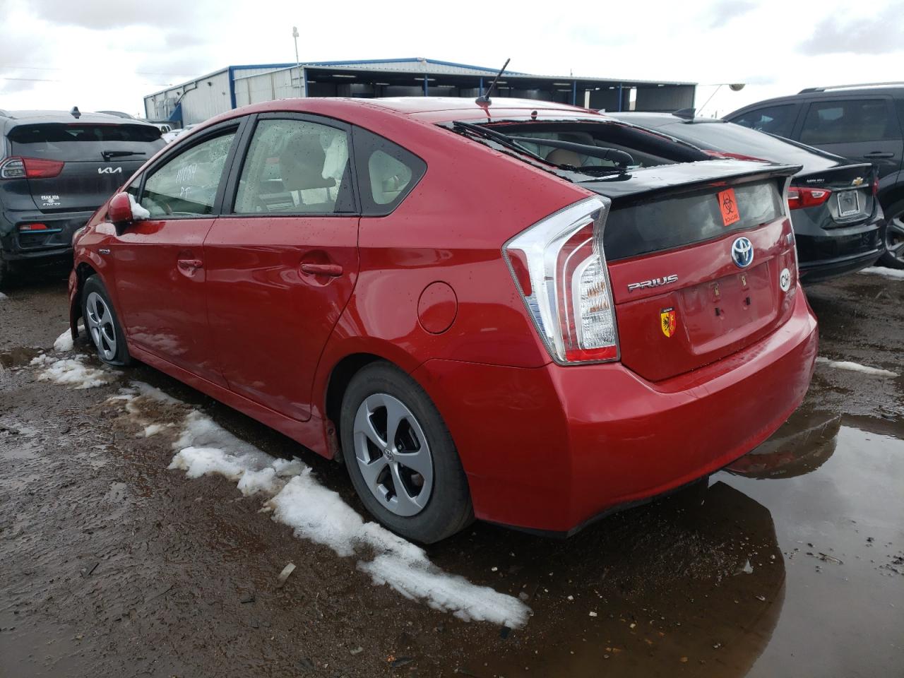 Photo 3 from auction – 2013 TOYOTA PRIUS with VIN JTDKN3DU8D0337434