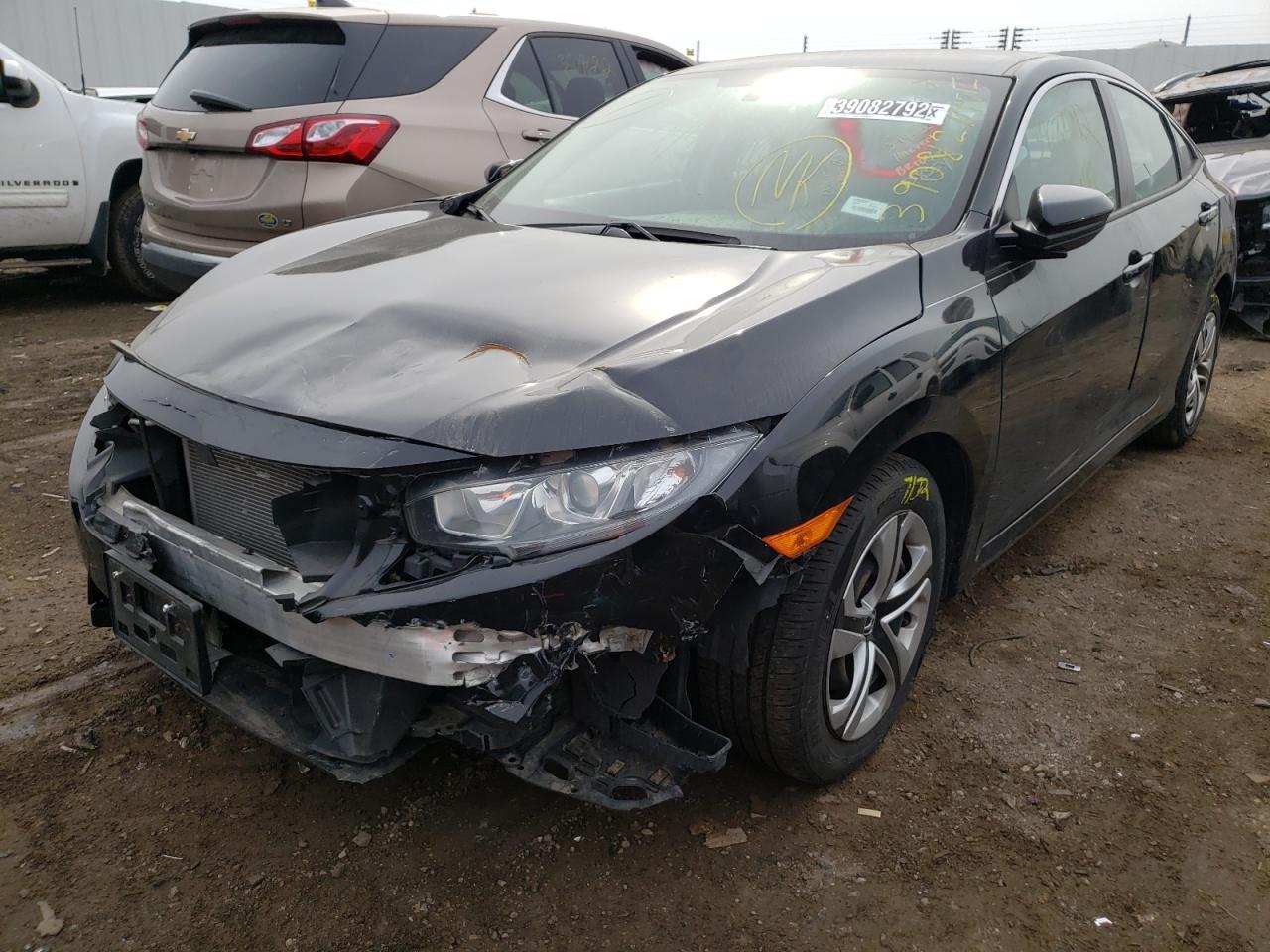Photo 2 from auction – 2018 HONDA CIVIC LX with VIN 2HGFC2F58JH558354