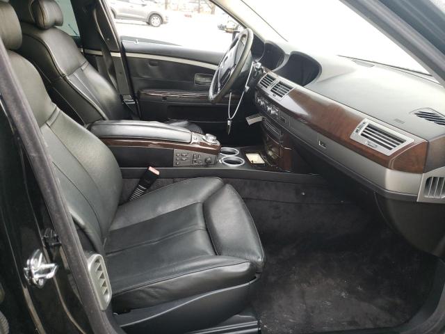 Photo 5 from auction – 2007 BMW 750 with VIN WBAHN83557DT71469