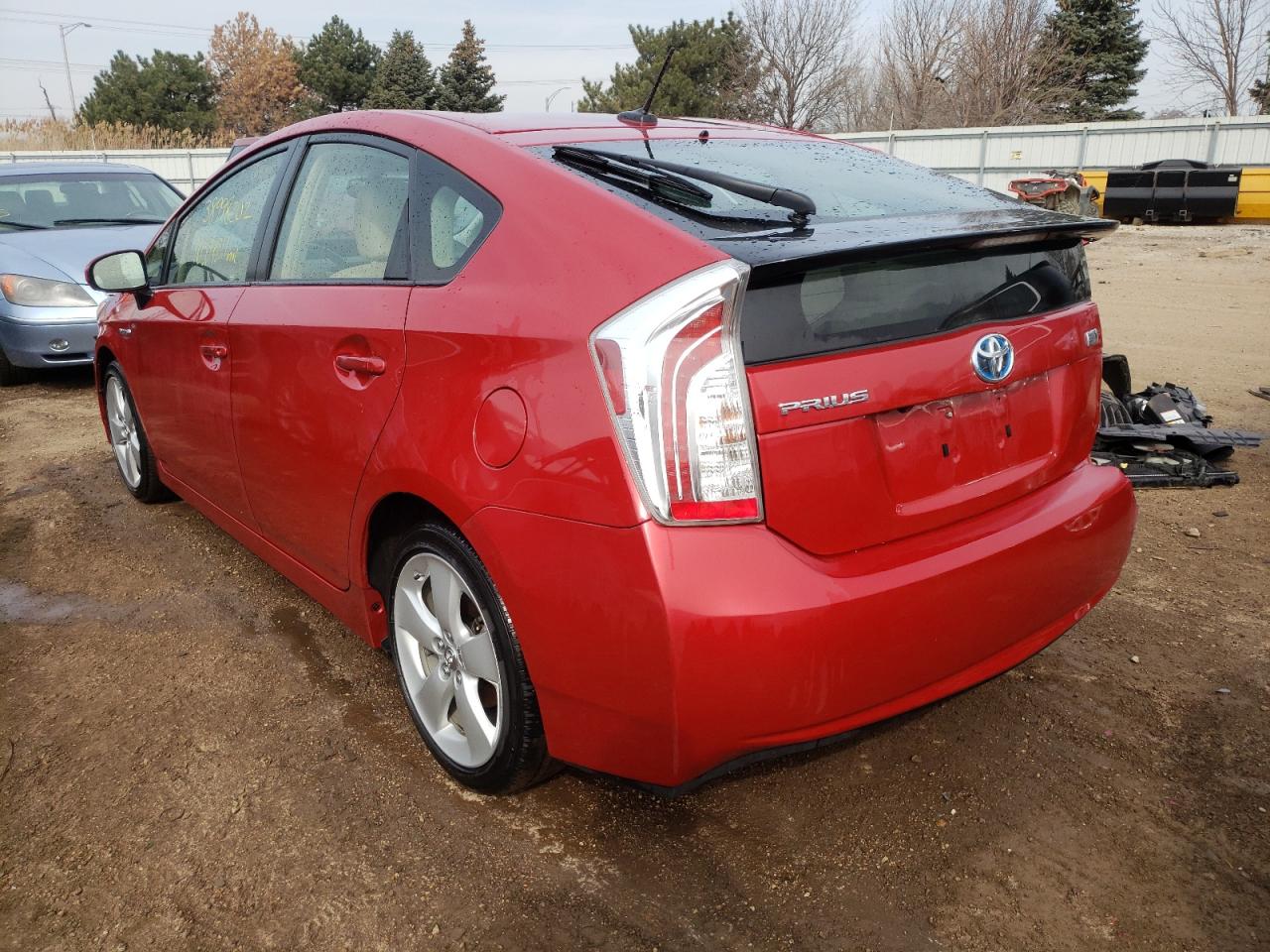 Photo 3 from auction – 2013 TOYOTA PRIUS with VIN JTDKN3DU3D5551122
