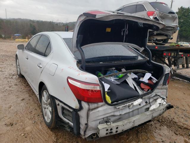 Photo 3 from auction – 2008 LEXUS LS 460 with VIN JTHBL46F885056378