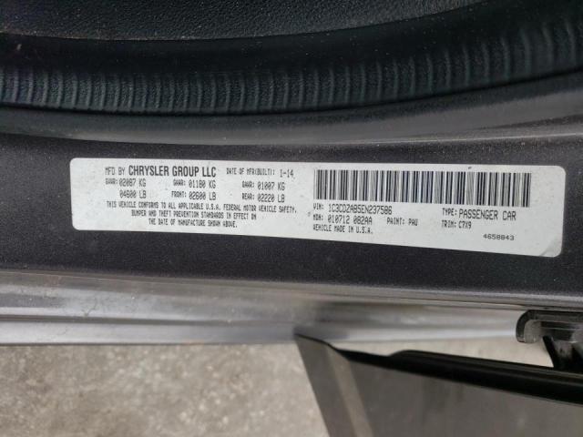 Photo 10 from auction – 2014 DODGE AVENGER SE with VIN 1C3CDZAB5EN237586