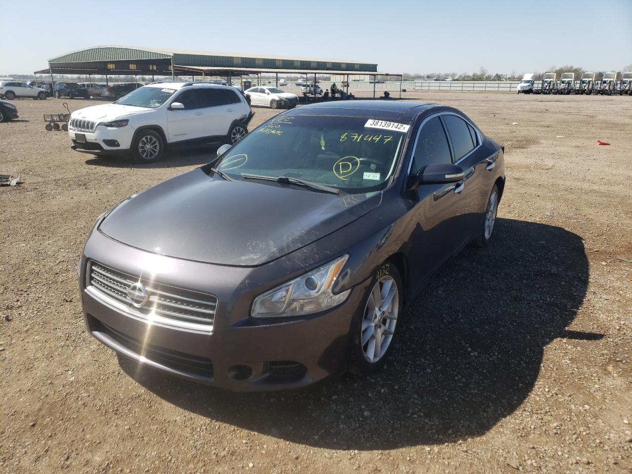 Photo 2 from auction – 2010 NISSAN MAXIMA with VIN 1N4AA5AP0AC871447