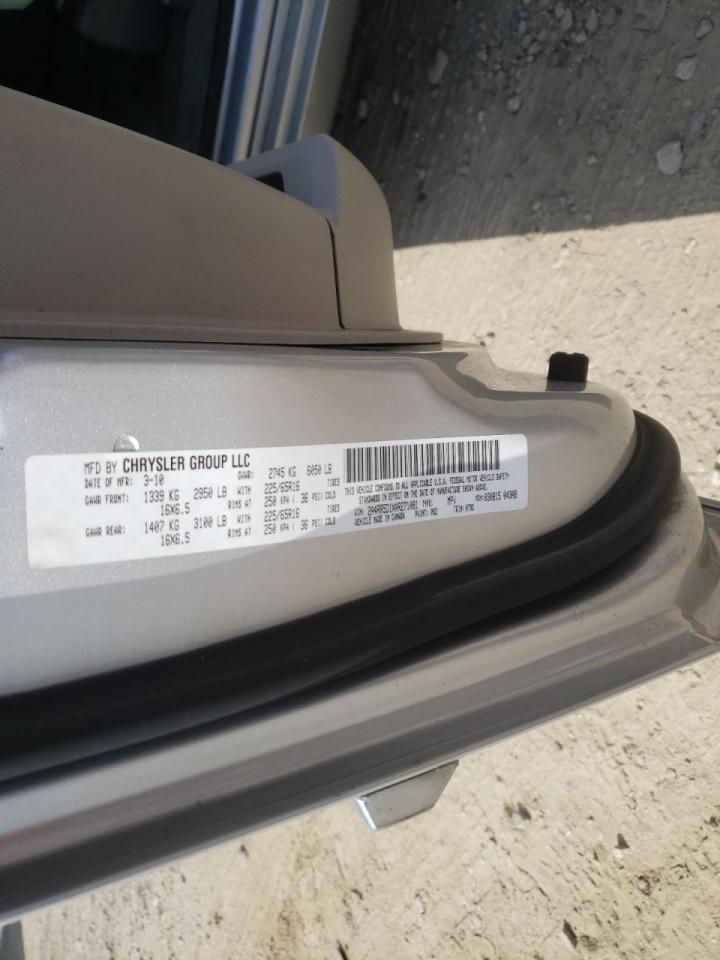 Photo 10 from auction – 2010 CHRYSLER TOWN & COU with VIN 2A4RR5D1XAR271081