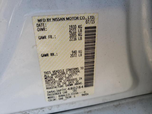 Photo 10 from auction – 2015 NISSAN ALTIMA with VIN 1N4AL3AP7FC480284