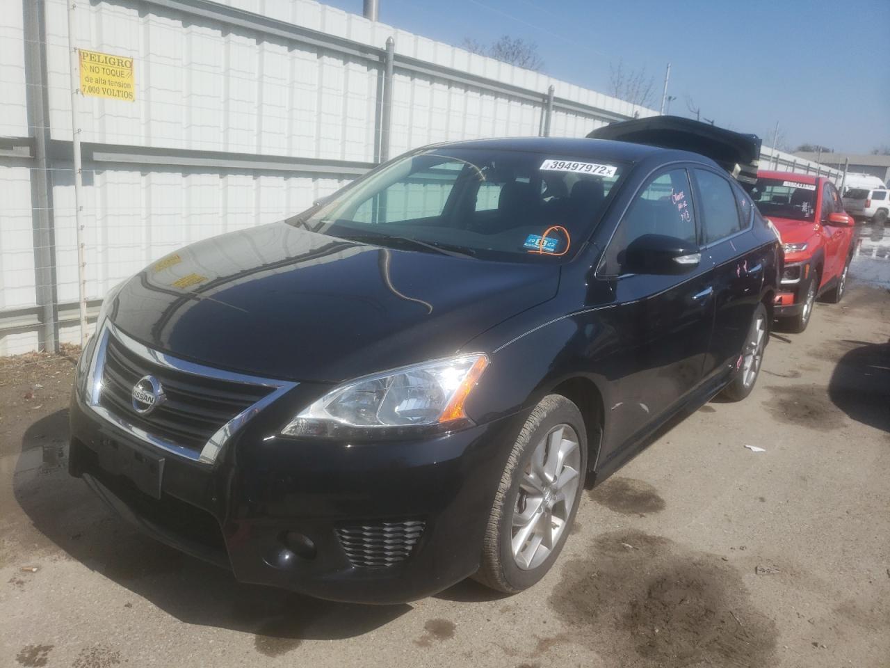 Photo 2 from auction – 2015 NISSAN SENTRA S with VIN 3N1AB7AP1FY329049