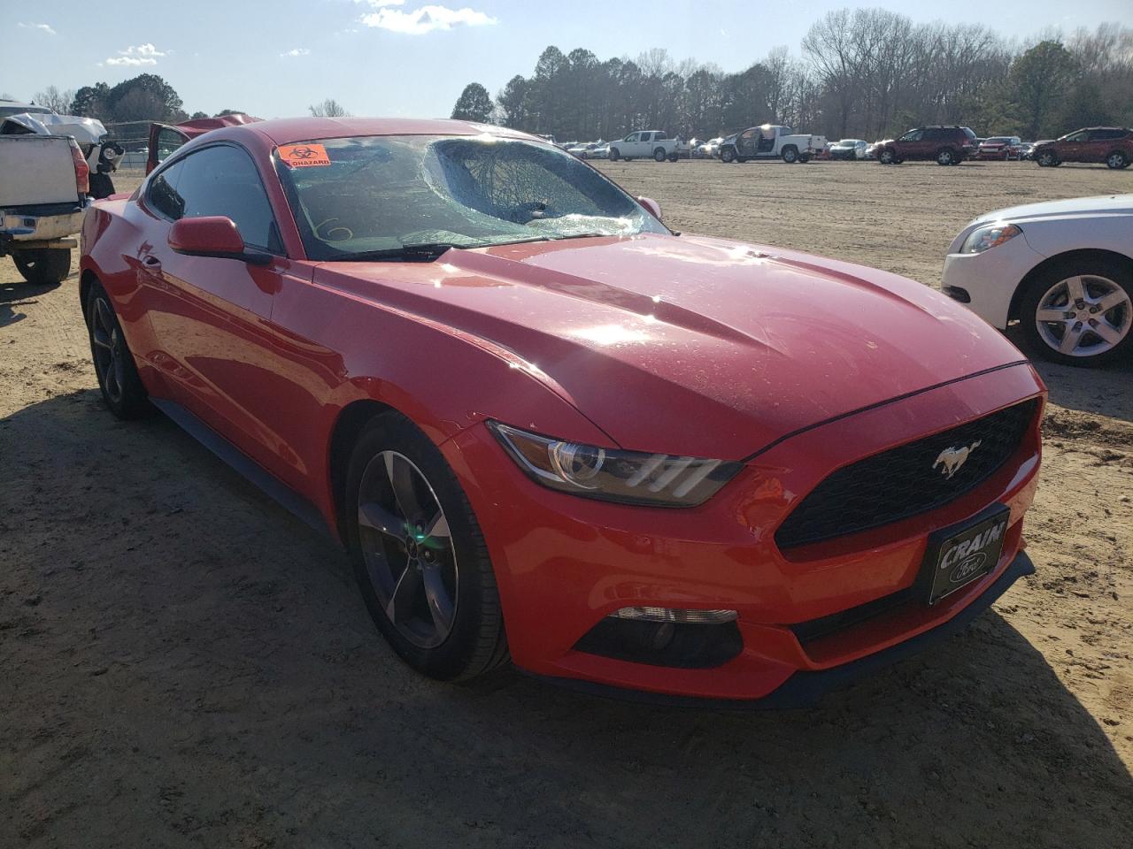 FORD MUSTANG 2015 with VIN 1FA6P8AM9F5325964 - Photo from auction