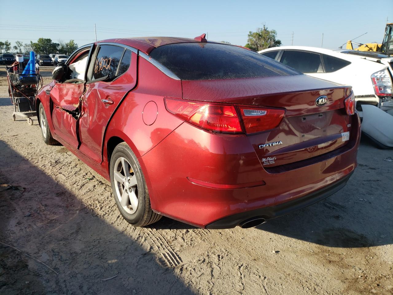Photo 3 from auction – 2014 KIA OPTIMA LX with VIN 5XXGM4A76EG273908