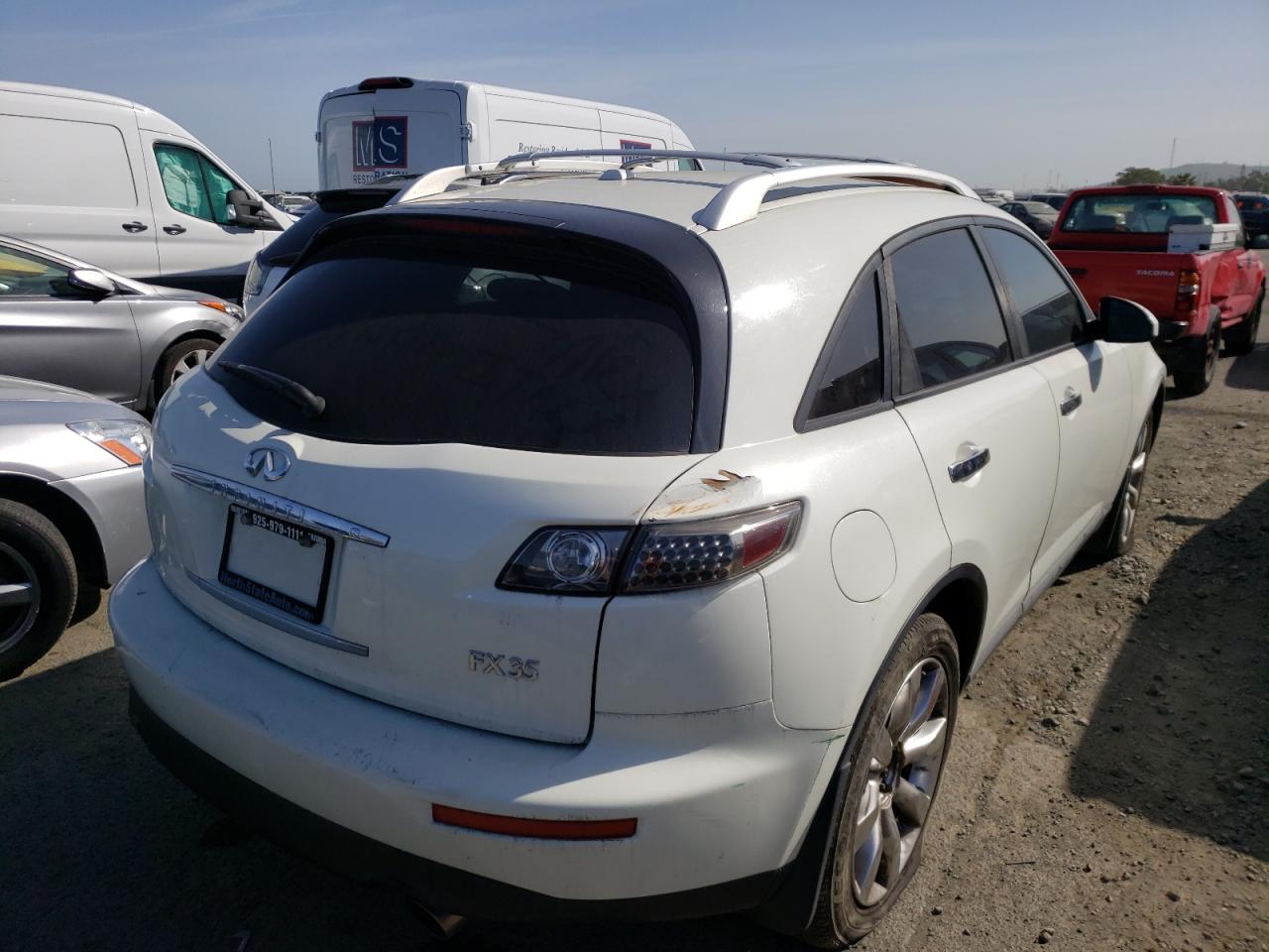 Photo 4 from auction – 2007 INFINITI FX35 with VIN JNRAS08W57X207444